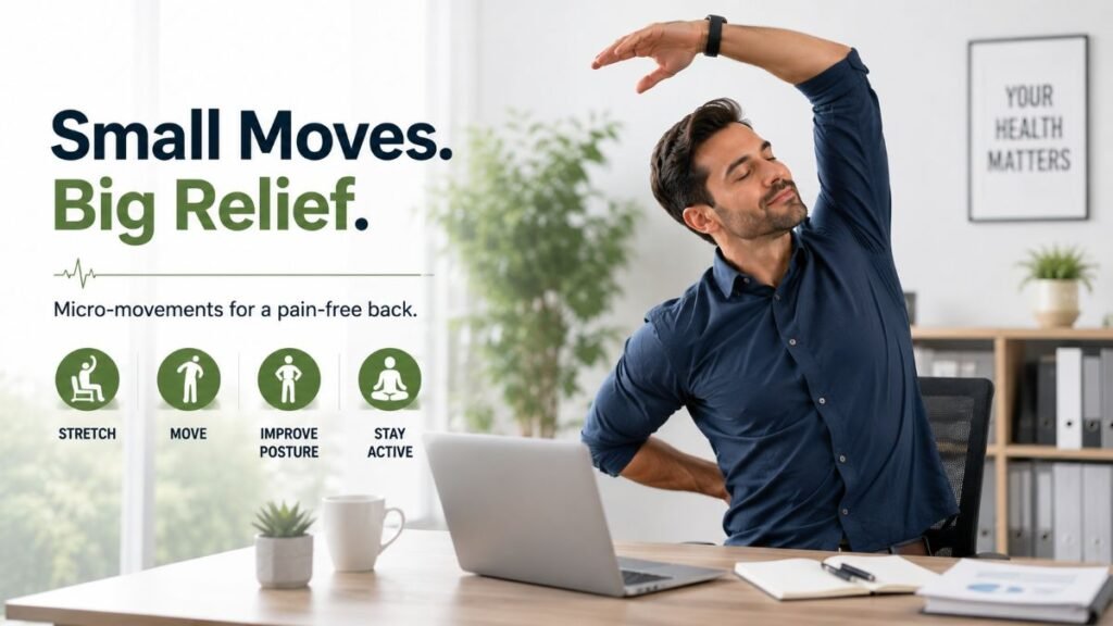 Micro-movements for back pain treatment