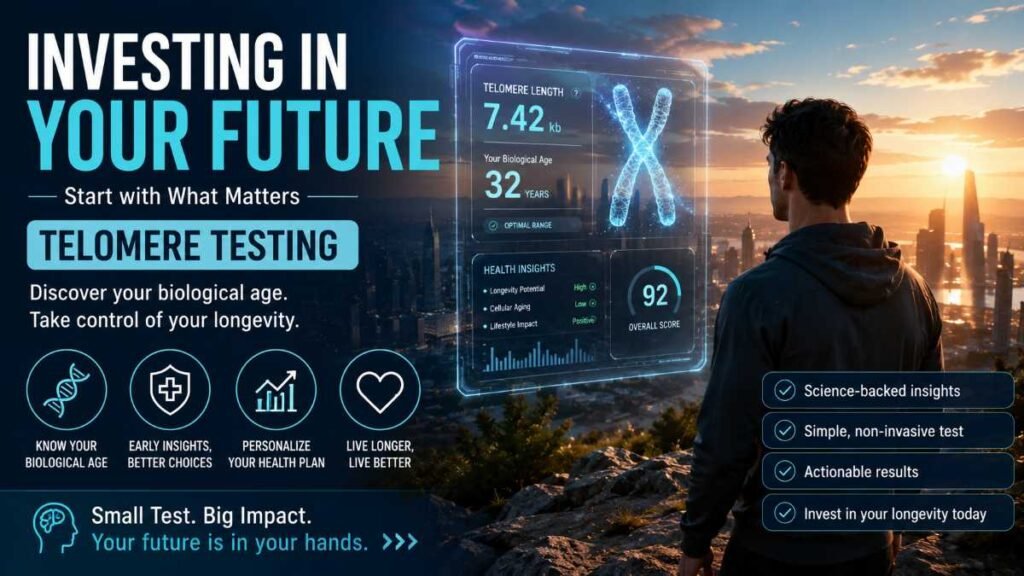 Investing in the telomere testing cost in USA for future health