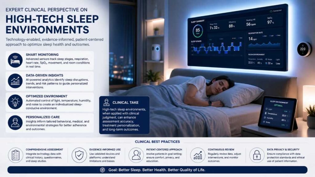 Expert clinical perspective on high-tech sleep environments