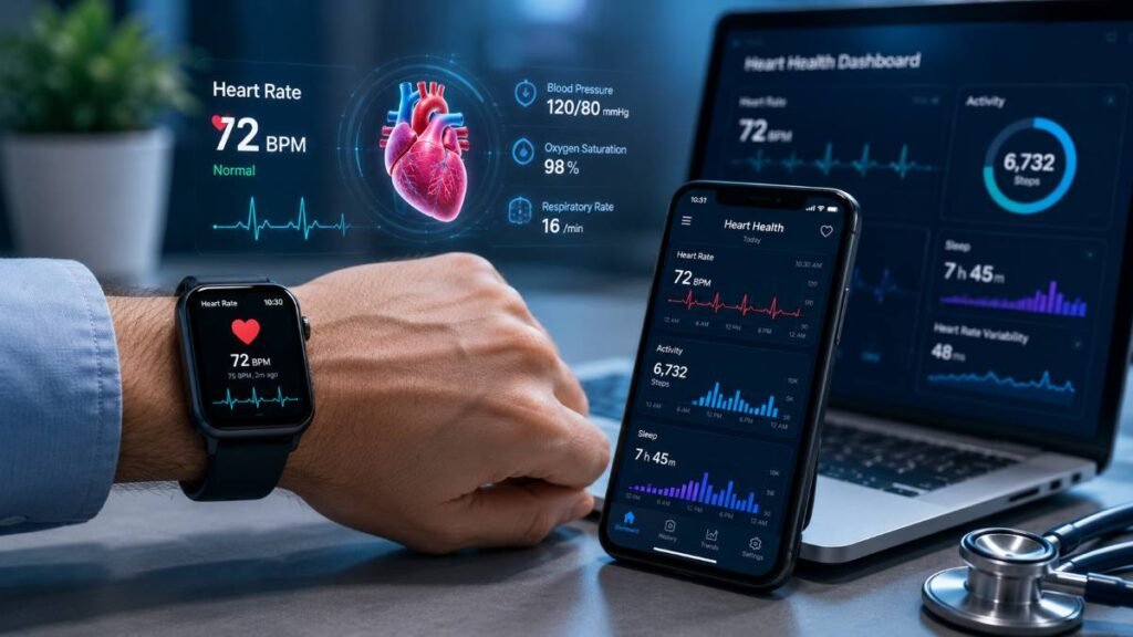 Tracking heart data for a private cardiology consultation UK