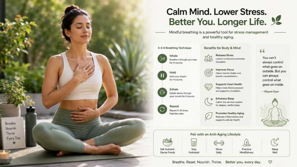 Stress relief tips for the anti-aging diet