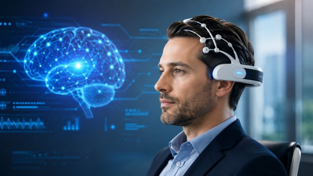 Brain-Computer Interface Focus device for peak productivity