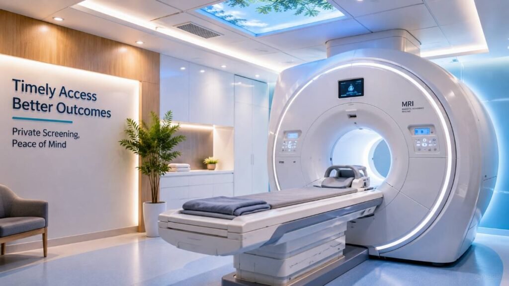 Advanced imaging equipment for private cancer screening in the UK