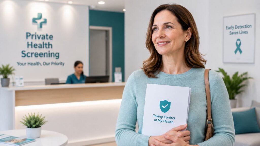Empowered health decisions after private cancer screening in the UK