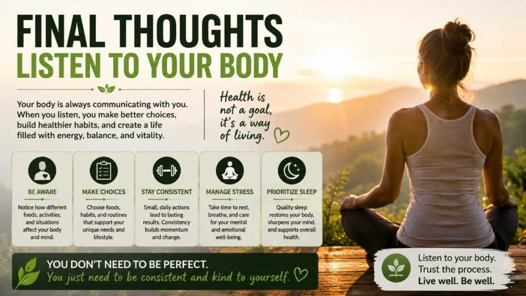A person feeling balanced and energized after eating healthy snacks