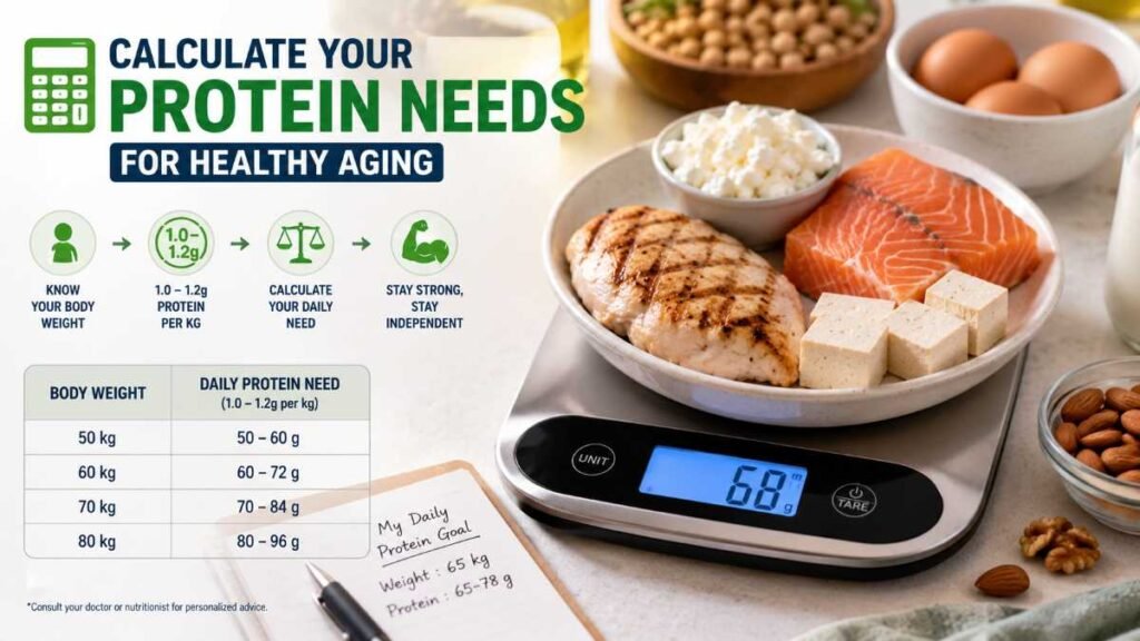 How to calculate best sources of protein for older adults per meal