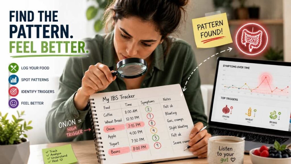 Identifying patterns in IBS trigger tracker
