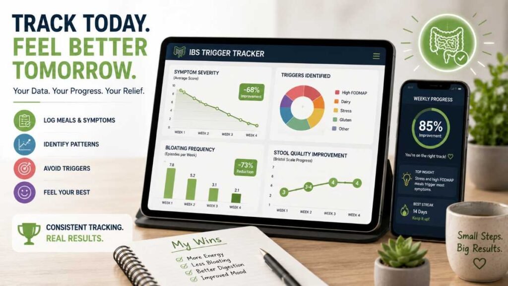 Reclaiming health with IBS trigger tracker